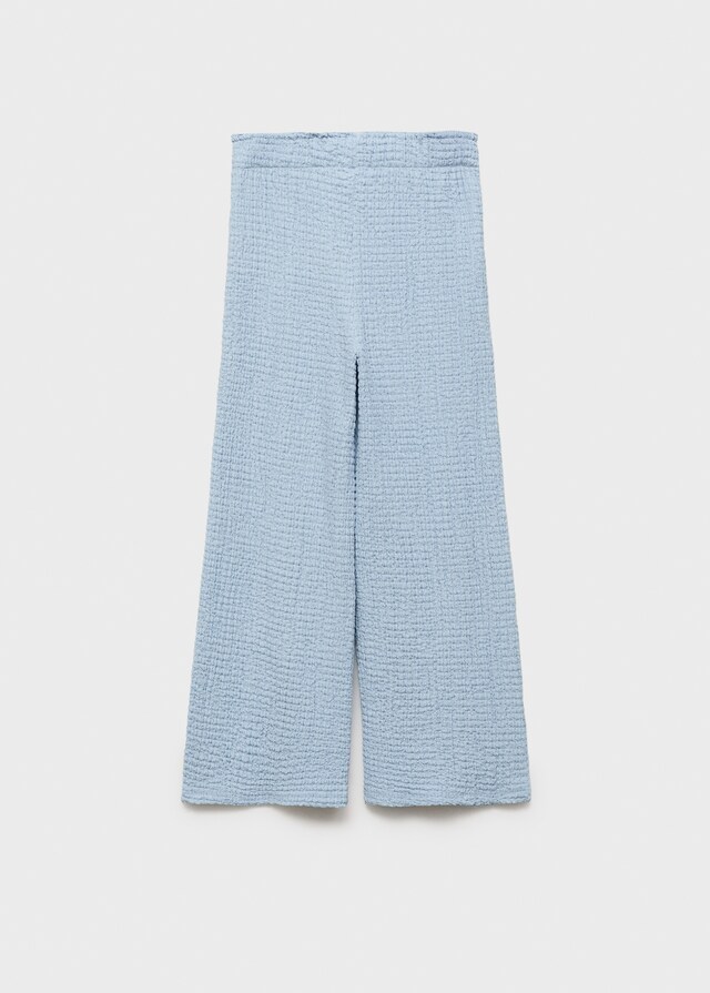 mango Pantalón culotte textura Oferta especial