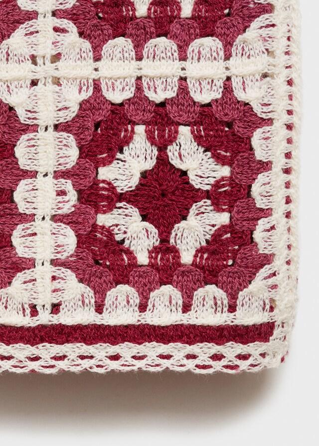 mango Pantalón crochet Envío gratis