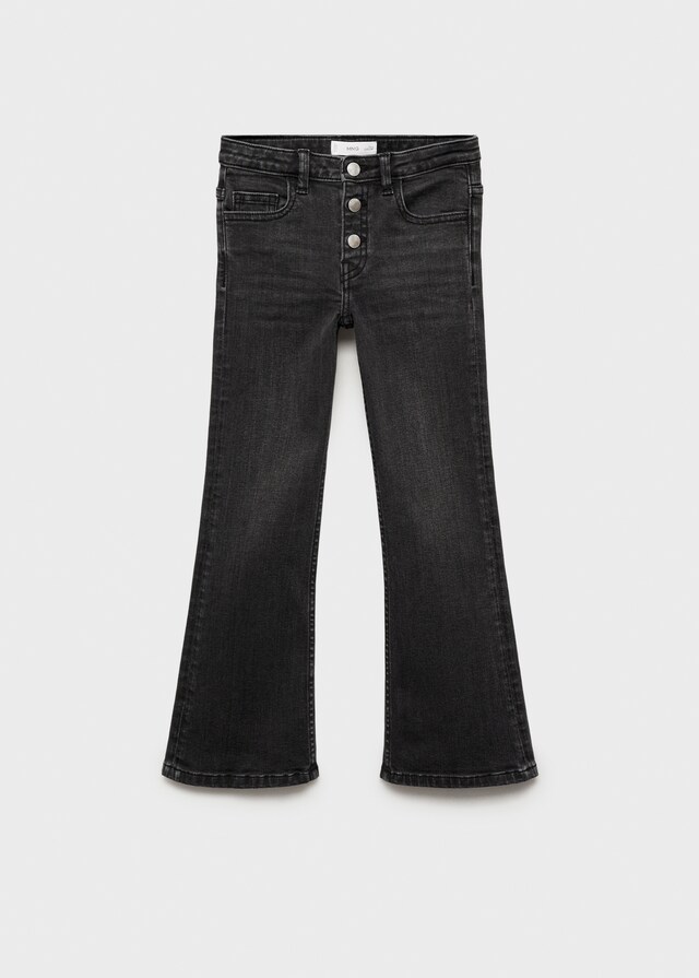 mango Jeans flare botones Últimos 2 días