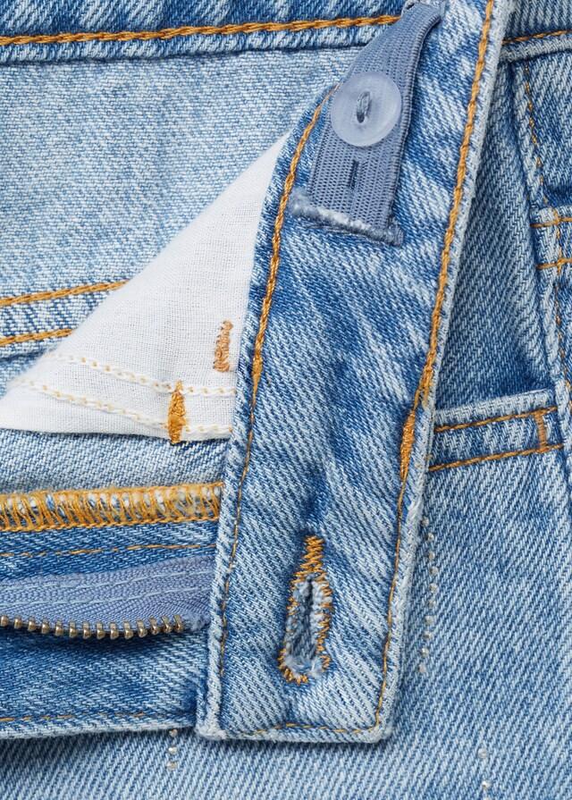 mango Jeans Mom-fit detalle brillantes Solo hoy