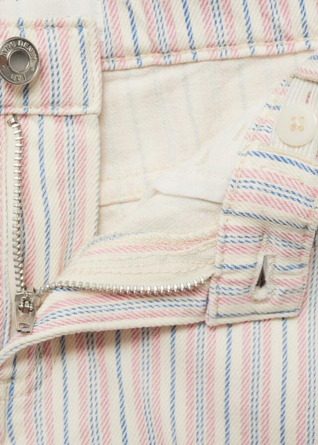 mango Short denim rayas Solo queda un día