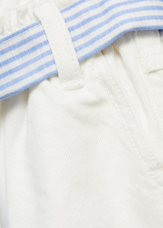 mango Shorts algodón tiro alto Liquidación