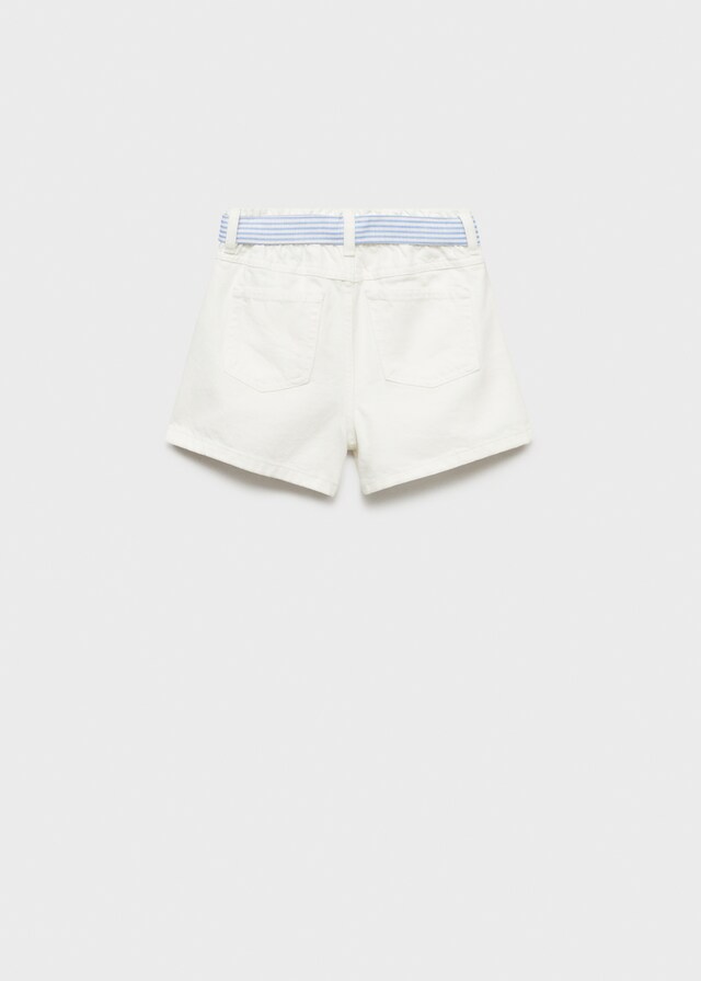 mango Shorts algodón tiro alto Liquidación