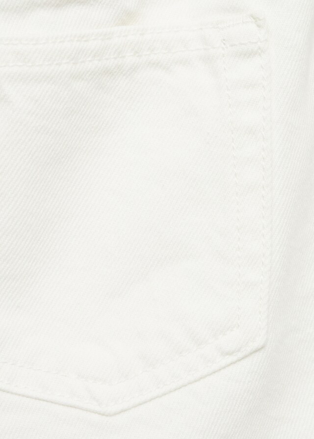 mango Shorts algodón tiro alto Liquidación