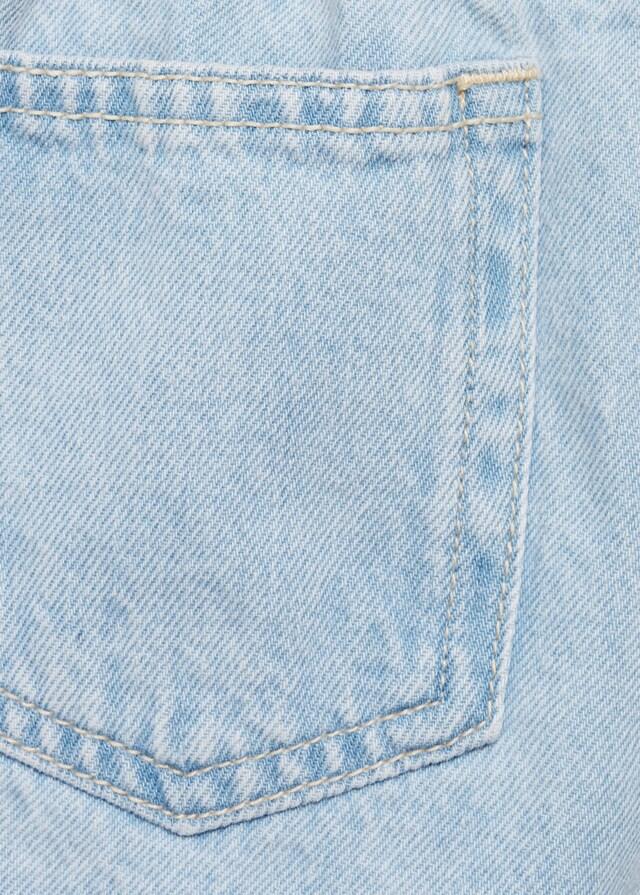 mango Shorts algodón tiro alto Ahorra y exporta