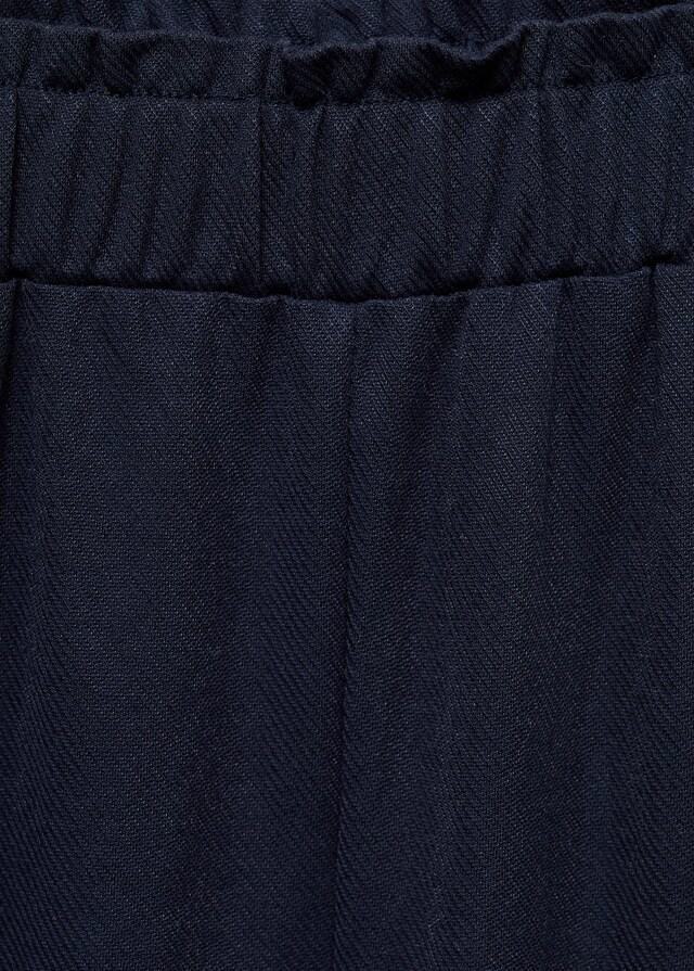mango Pantalón culotte fluido Precios de Black Friday