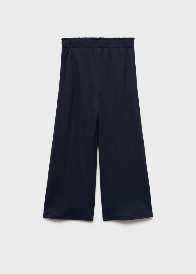 mango Pantalón culotte fluido Precios de Black Friday