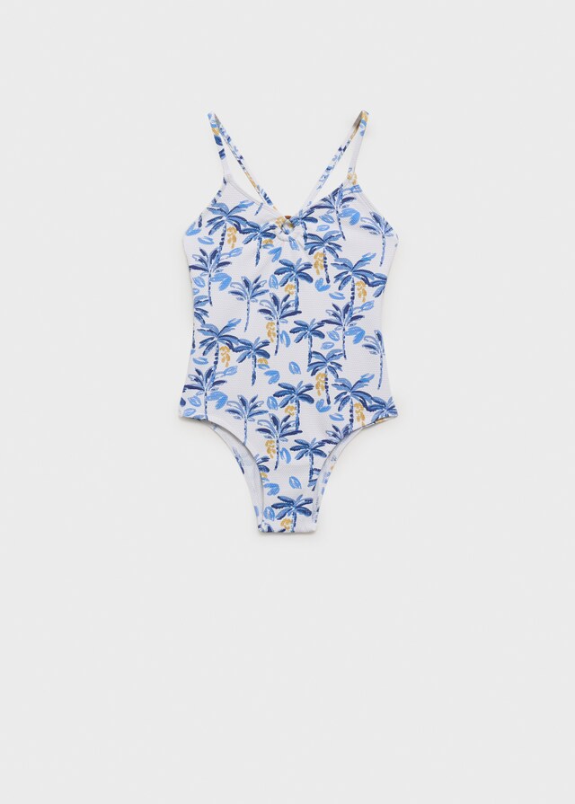 mango Bañador estampado tropical Devoluciones gratuitas