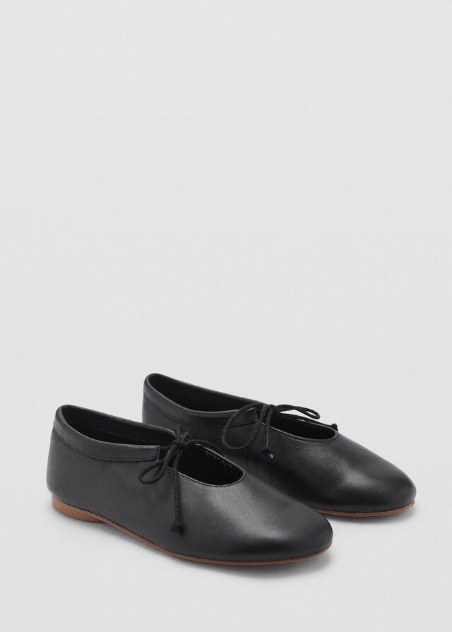 mango Bailarina piel lazo