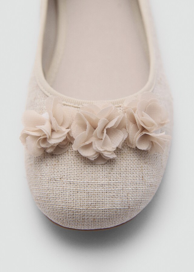 mango Bailarina adorno flores Rebajas de fábrica