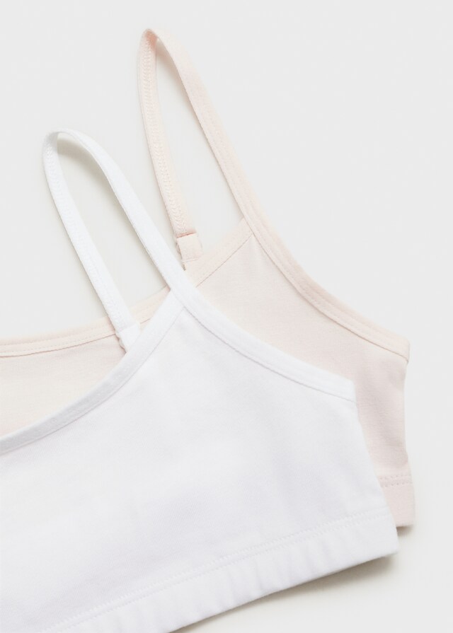 mango Pack 2 tops algodón Ventas relámpago