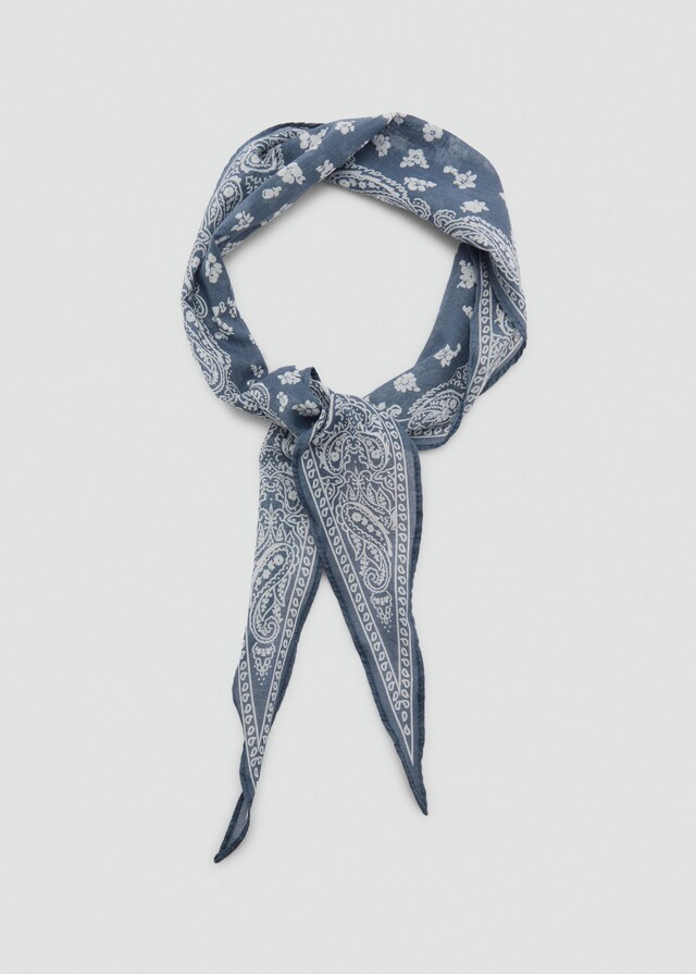 mango Pañuelo bandana estampado Última moda