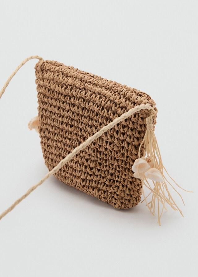 mango Mini bolso paja Devoluciones gratuitas