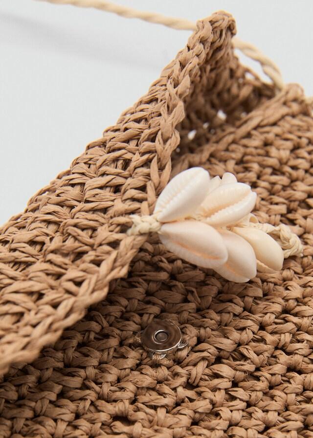 mango Mini bolso paja Devoluciones gratuitas