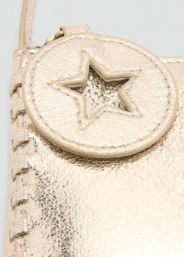 mango Bolso efecto metalizado Outlet online