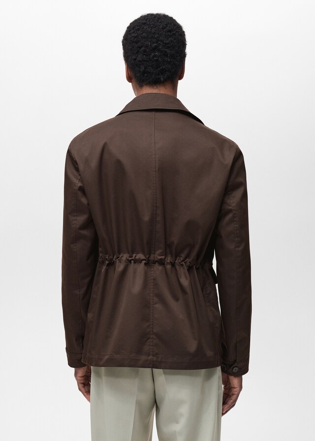 mango Chaqueta algodón water repellent Gran oferta