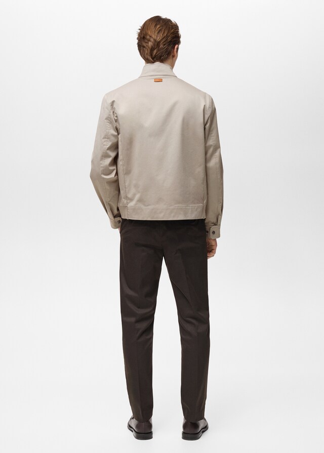 mango Cazadora algodón water repellent Rebajas de fábrica