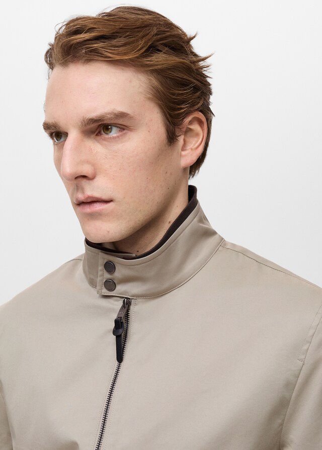 mango Cazadora algodón water repellent Rebajas de fábrica