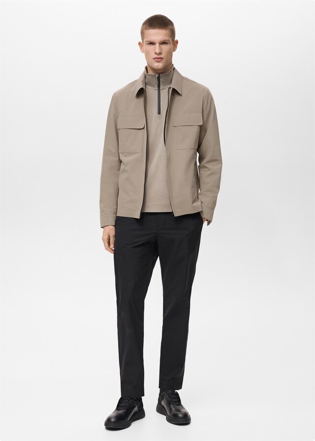 mango Chaqueta water repellent bolsillos Tienda