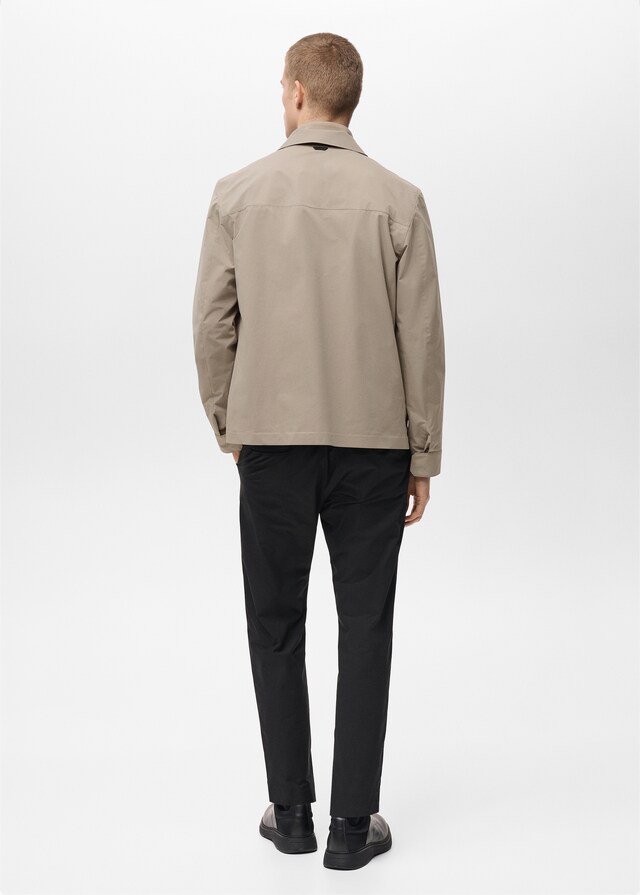 mango Chaqueta water repellent bolsillos Tienda