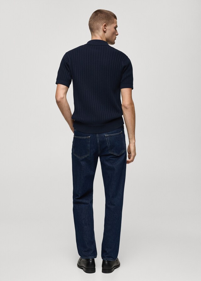 mango Polo abotonado algodón estructura Envío gratis