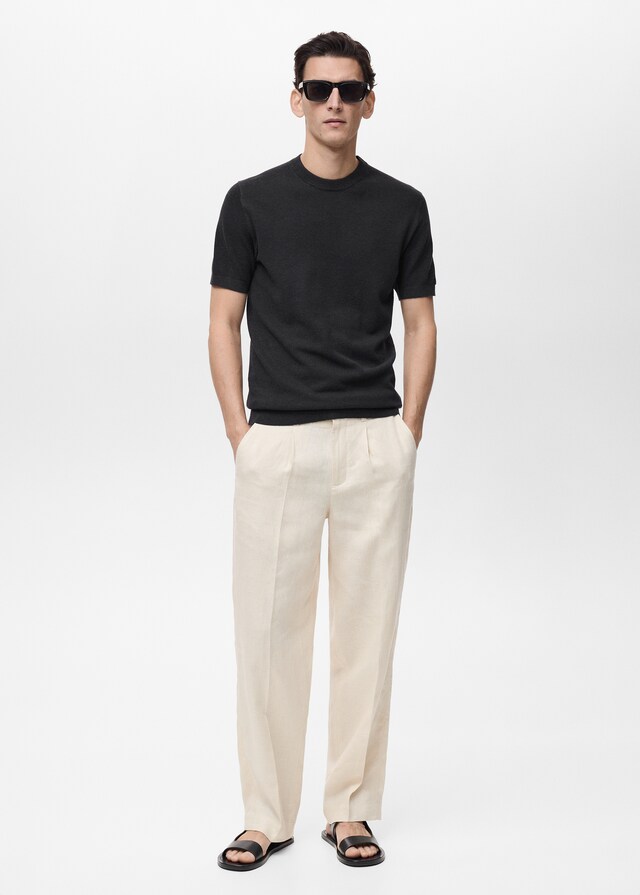 mango Camiseta punto fino algodón COMPRAR AHORA