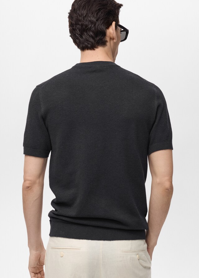 mango Camiseta punto fino algodón COMPRAR AHORA