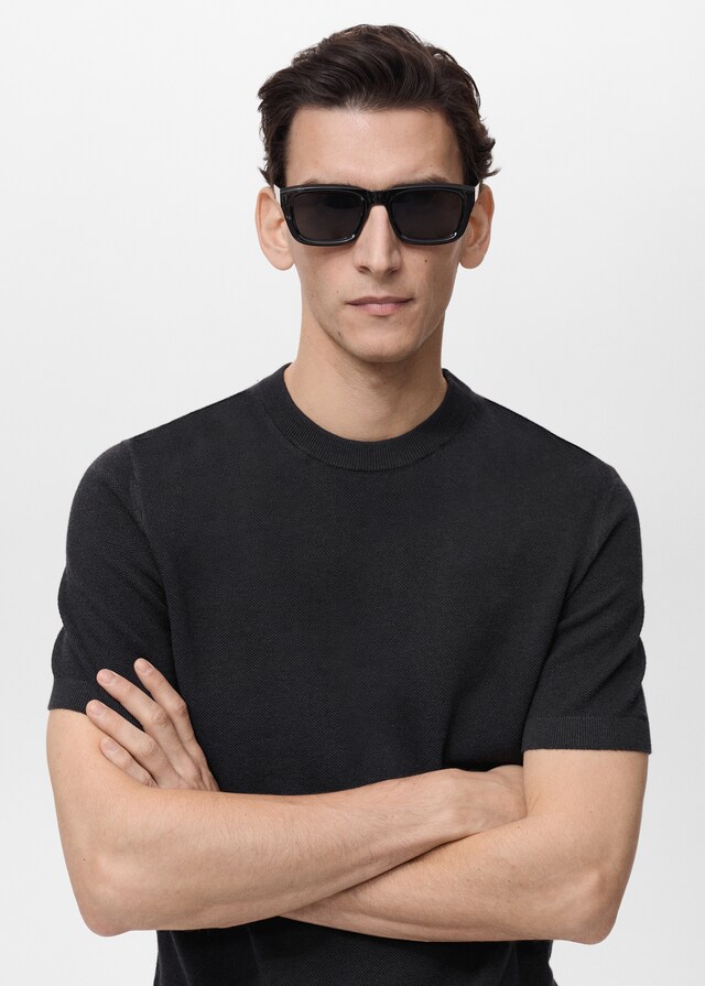 mango Camiseta punto fino algodón COMPRAR AHORA