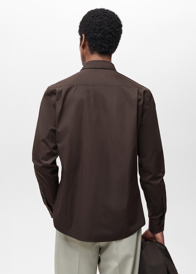 mango Camisa regular fit 100% algodón Solo hoy