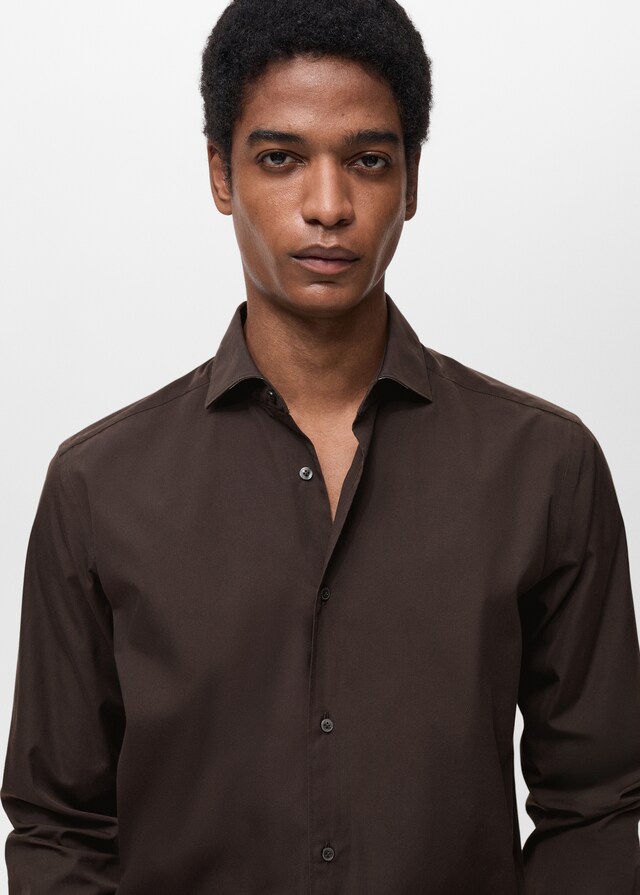 mango Camisa regular fit 100% algodón Solo hoy