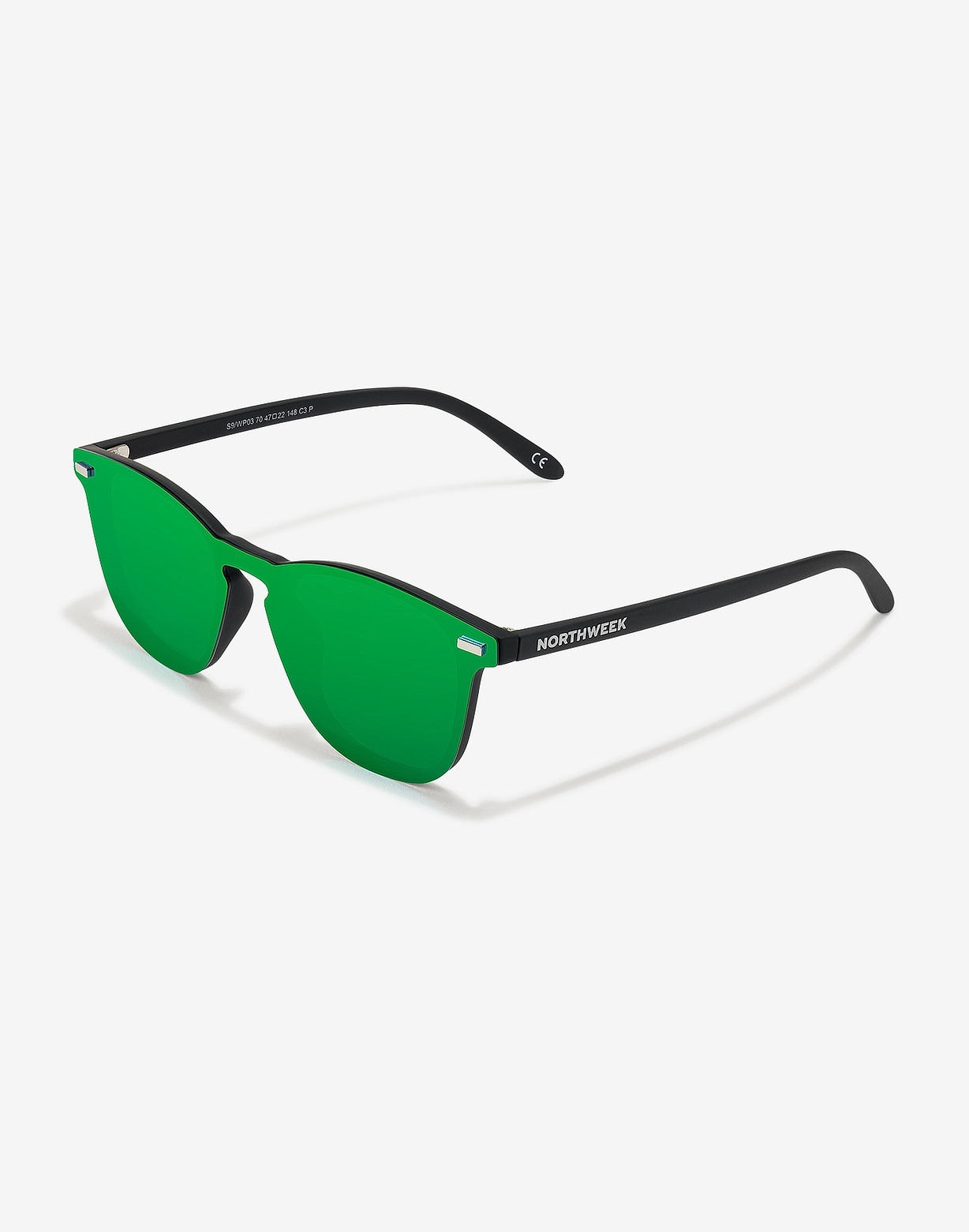 northweek WALL PHANTOM MATTE BLACK - GREEN POLARIZED Ofertas especiales