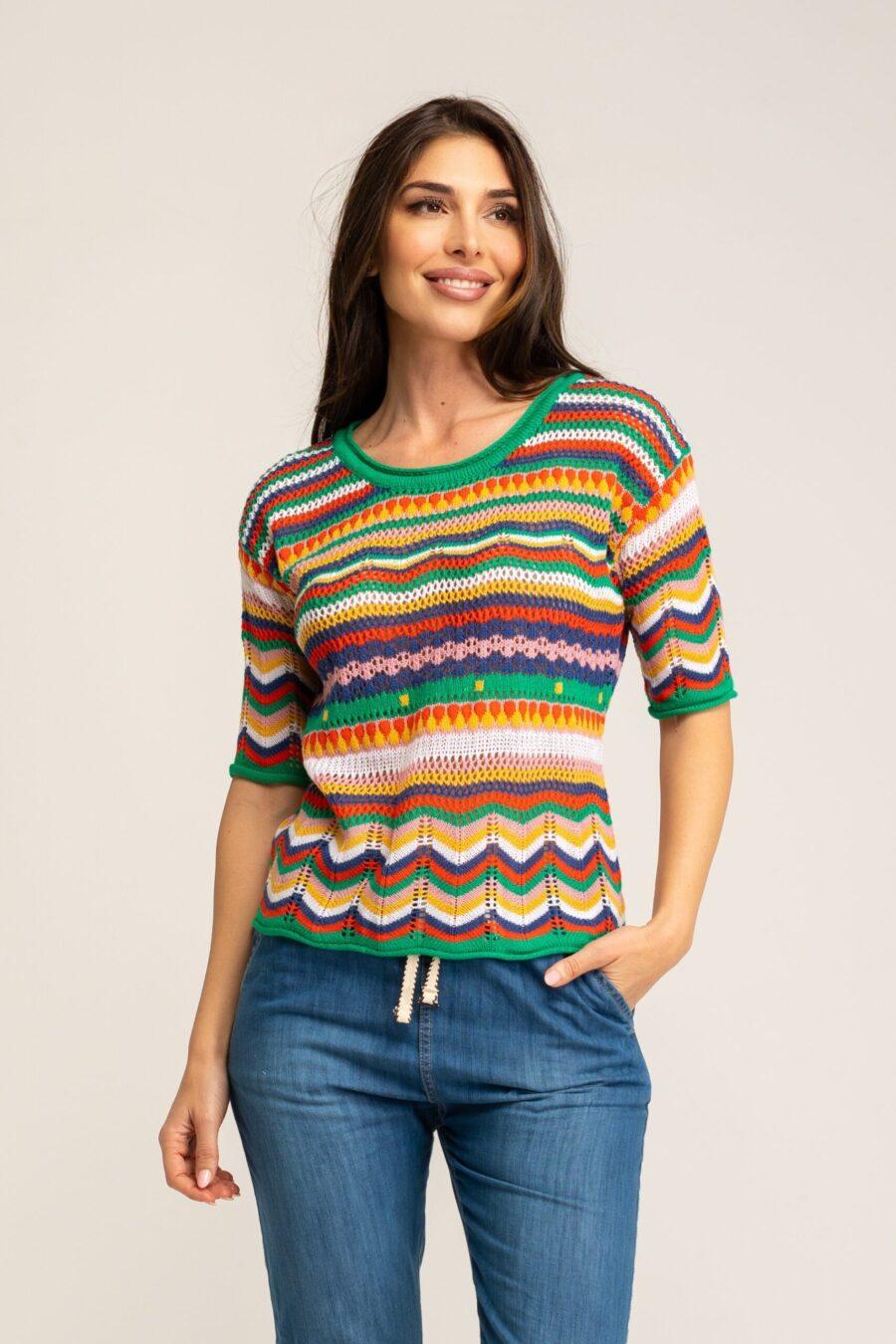 ﻿peace&love by calao JERSEY RAYAS CROCHET JA2061J Rebajas online