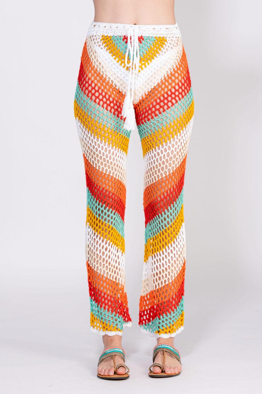 peace&love by calao PANTALON LARGO CROCHET