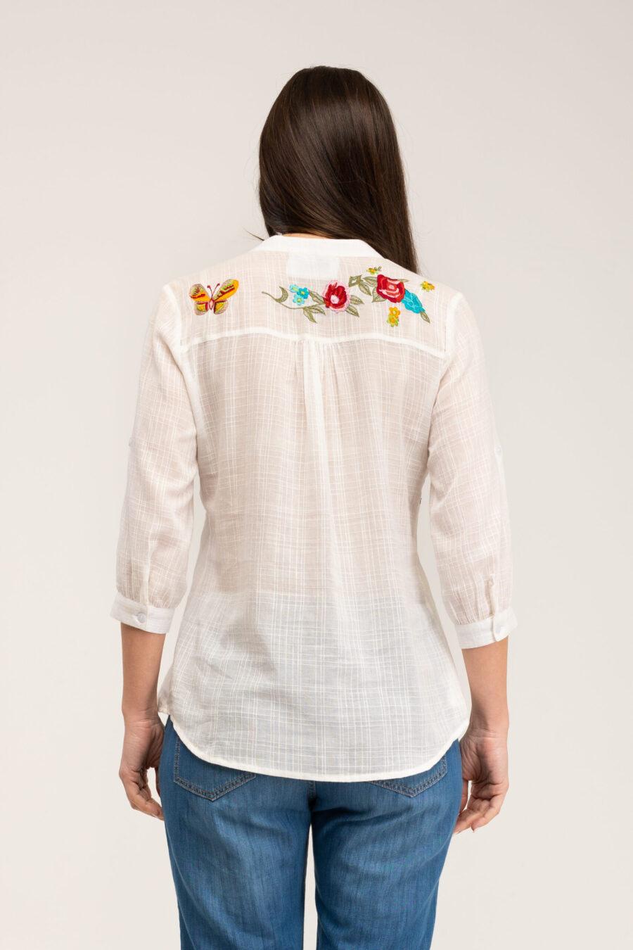 peace&love by calao BLUSA LISA CON BORDADOS Descuentos del mes