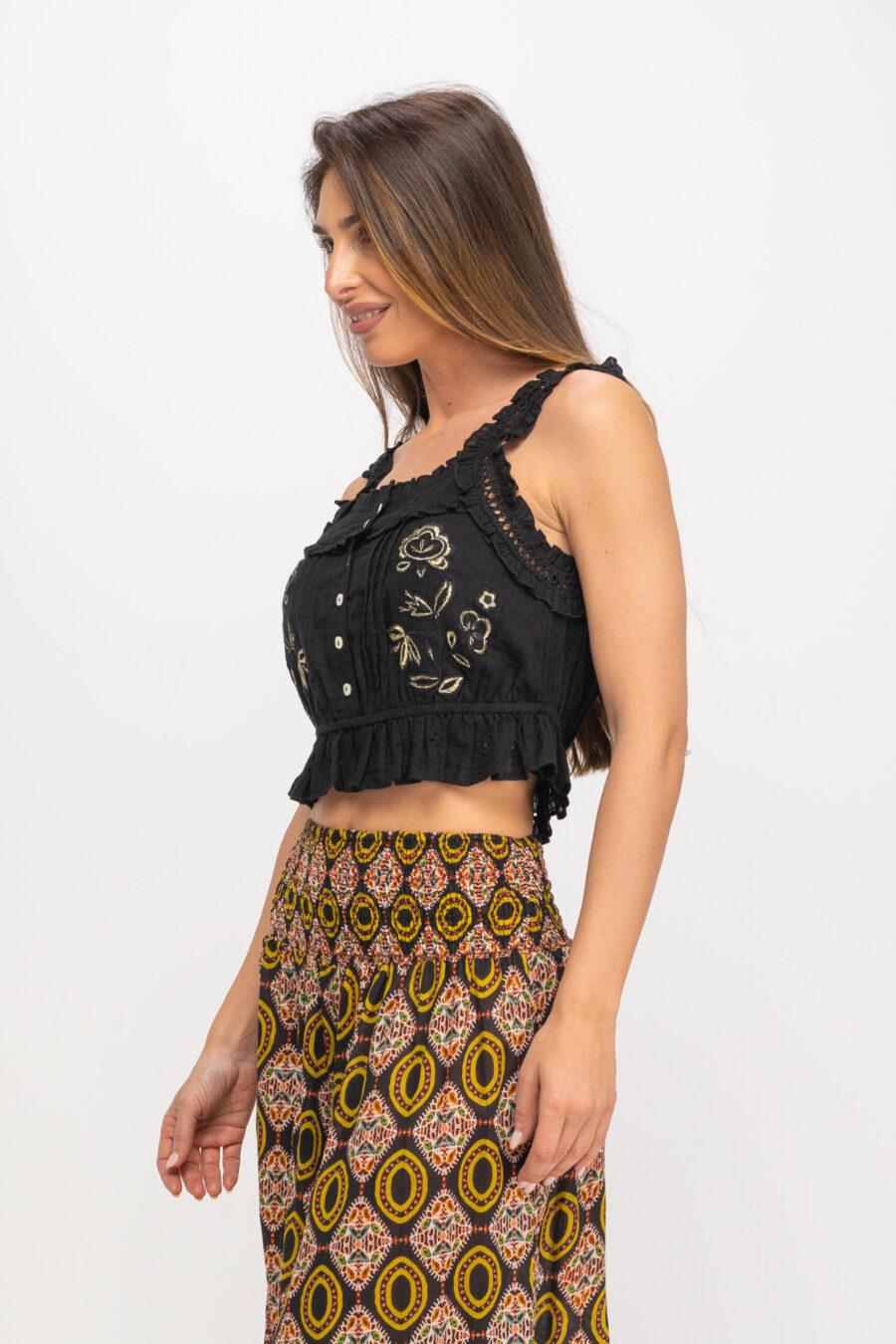 peace&love by calao TOP CROPPED DE TEJIDO ALGODON Ofertas especiales