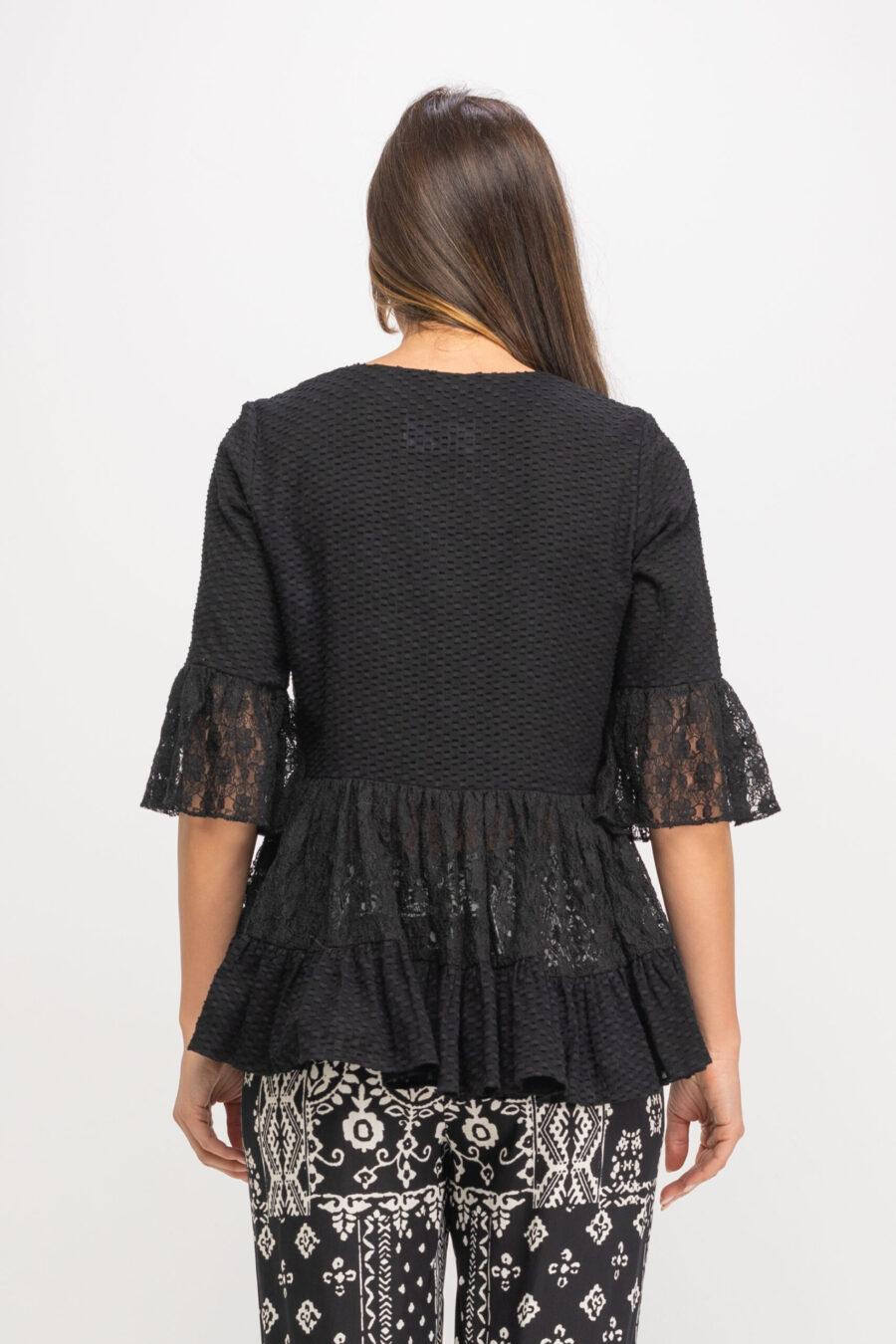 peace&love by calao BLUSA DE ENCAJE MANGA 3/4 Precio ultrabajo