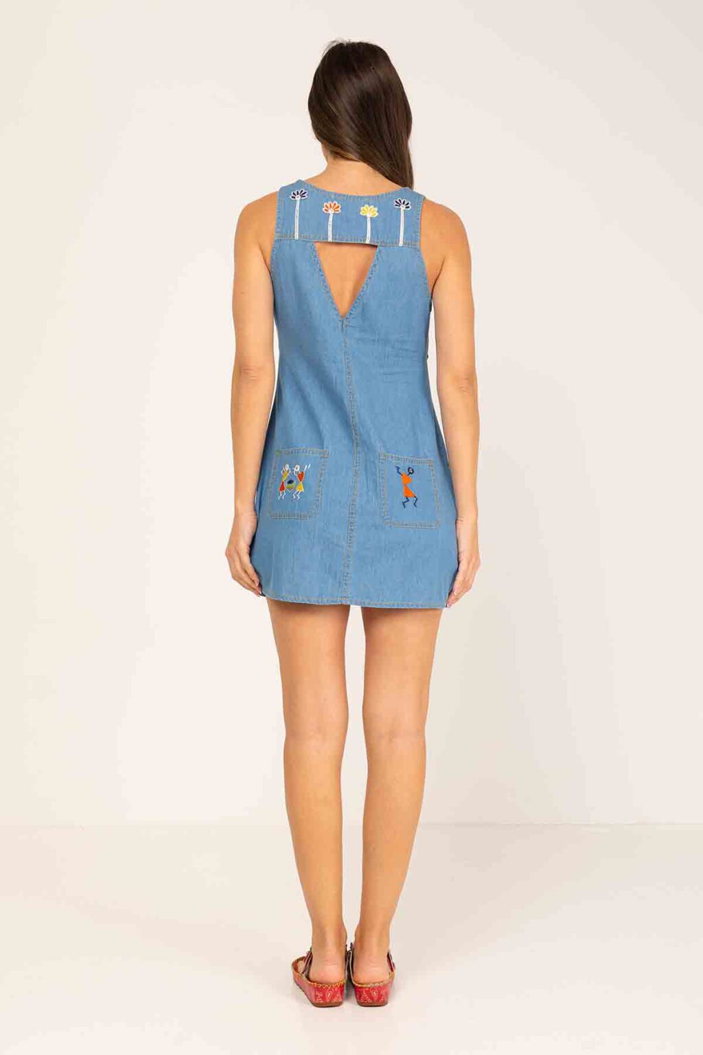 peace&love by calao VESTIDO DENIM CORTO DE TIRANTES Los más vendidos