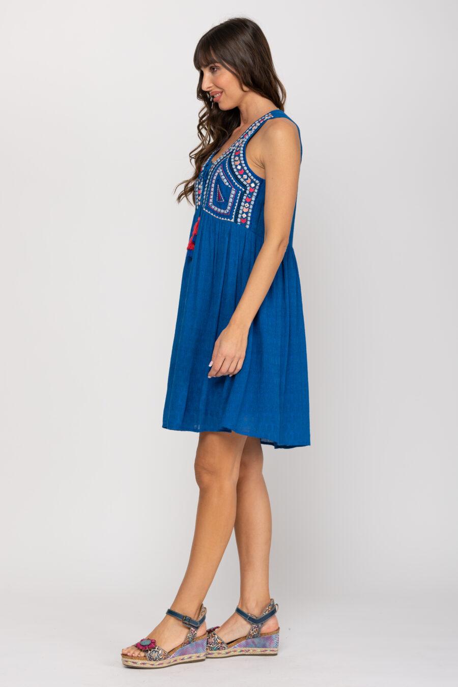 peace&love by calao VESTIDO LISO BORDADO Tienda