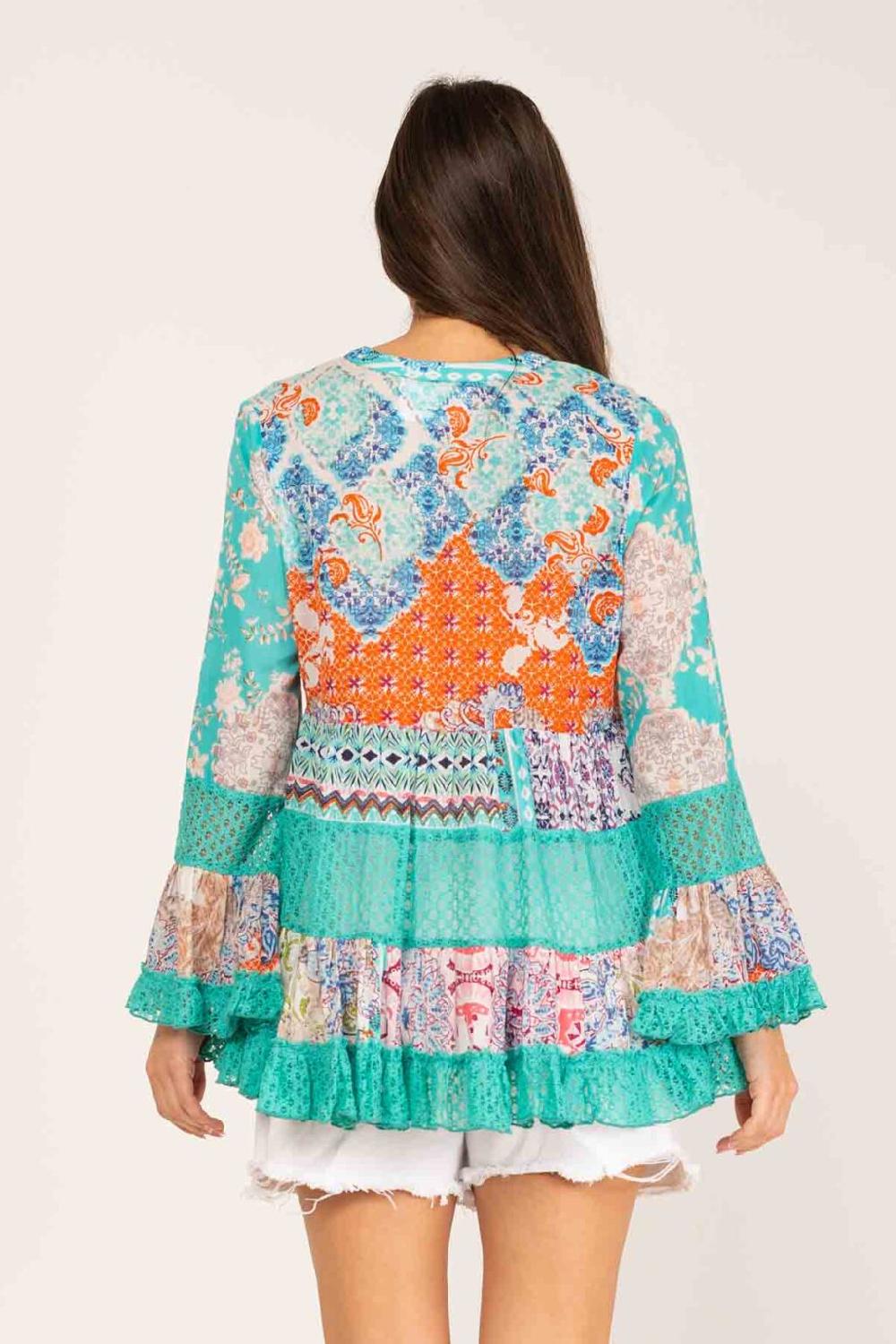 peace&love by calao BLUSON ESTAMPADO BOHO LOOK Tienda