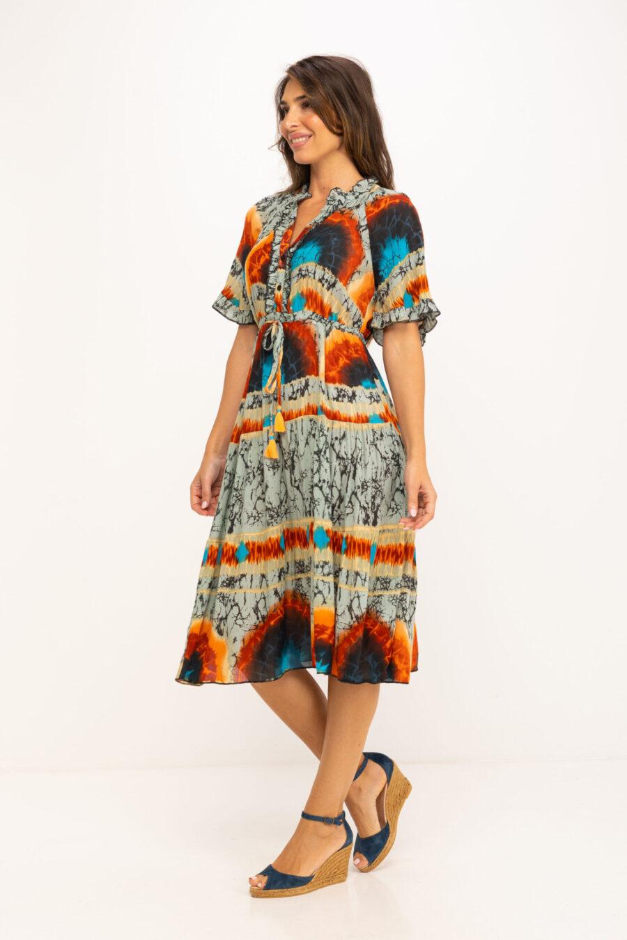peace&love by calao VESTIDO TYE DYE LARGO Envío internacional gratuito