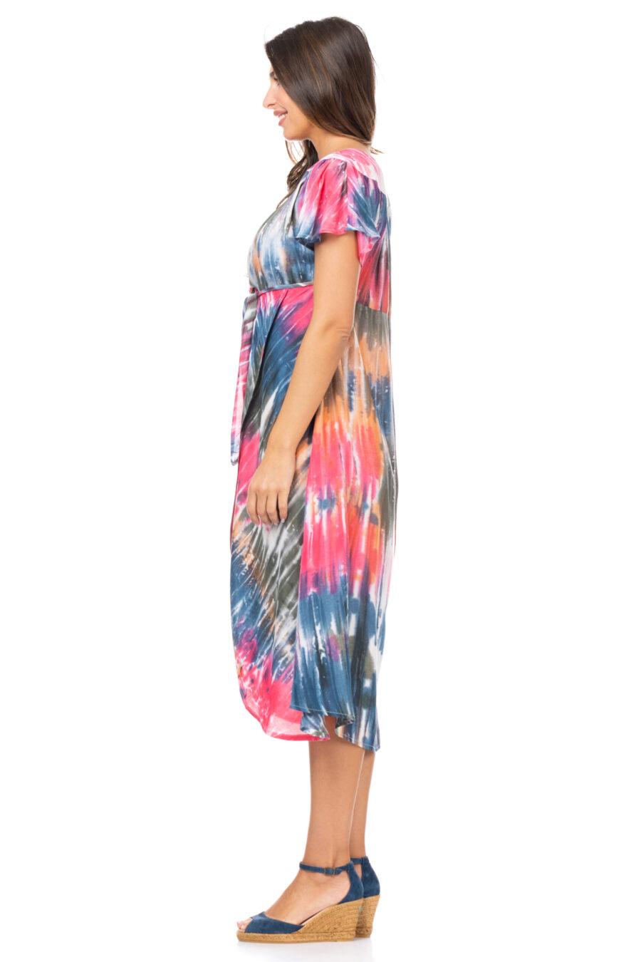 peace&love by calao VESTIDO TYE DYE DE COLORES Última moda