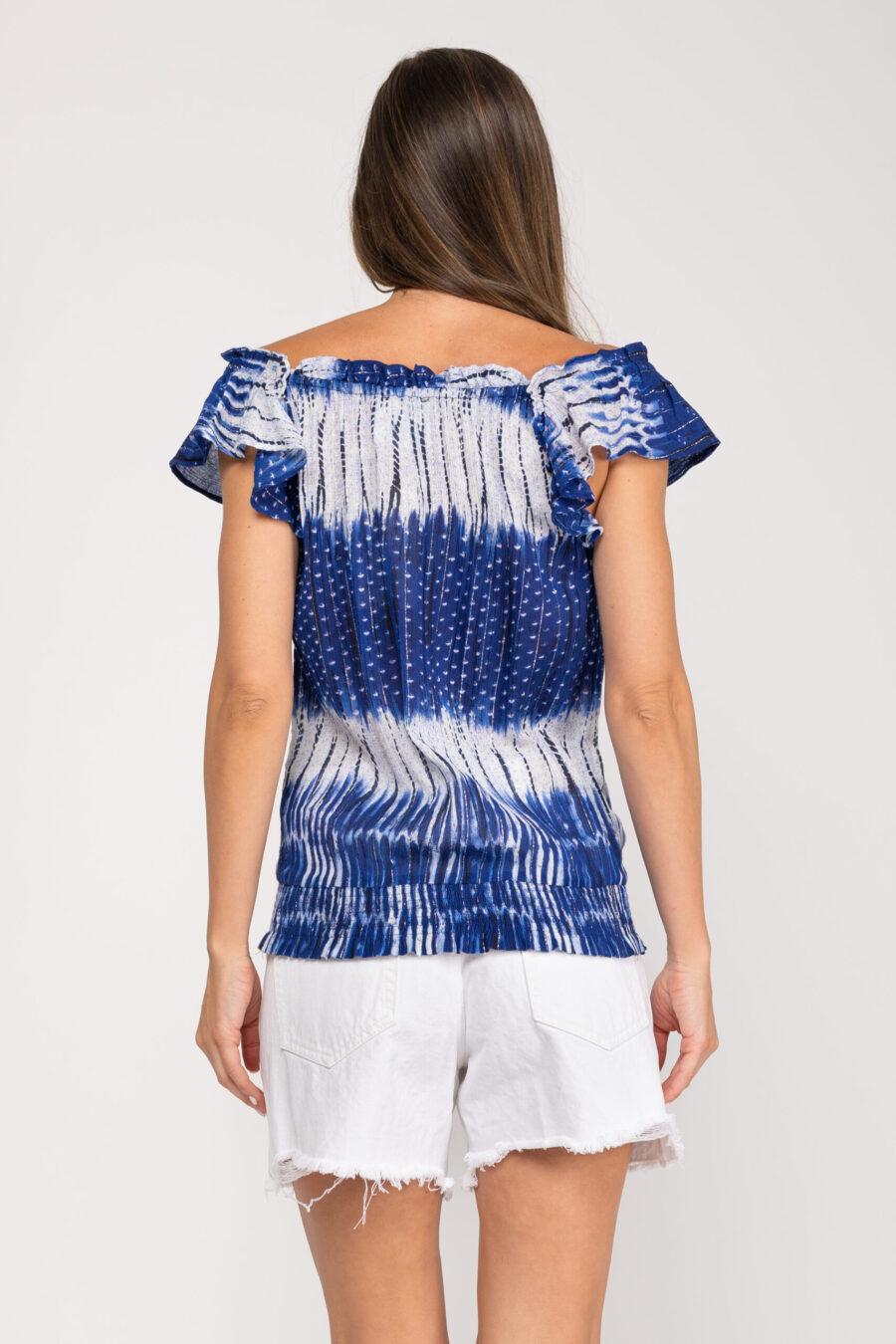 peace&love by calao BLUSA TYE DYE ESCOTE CON ELASTICO Grandes ahorros