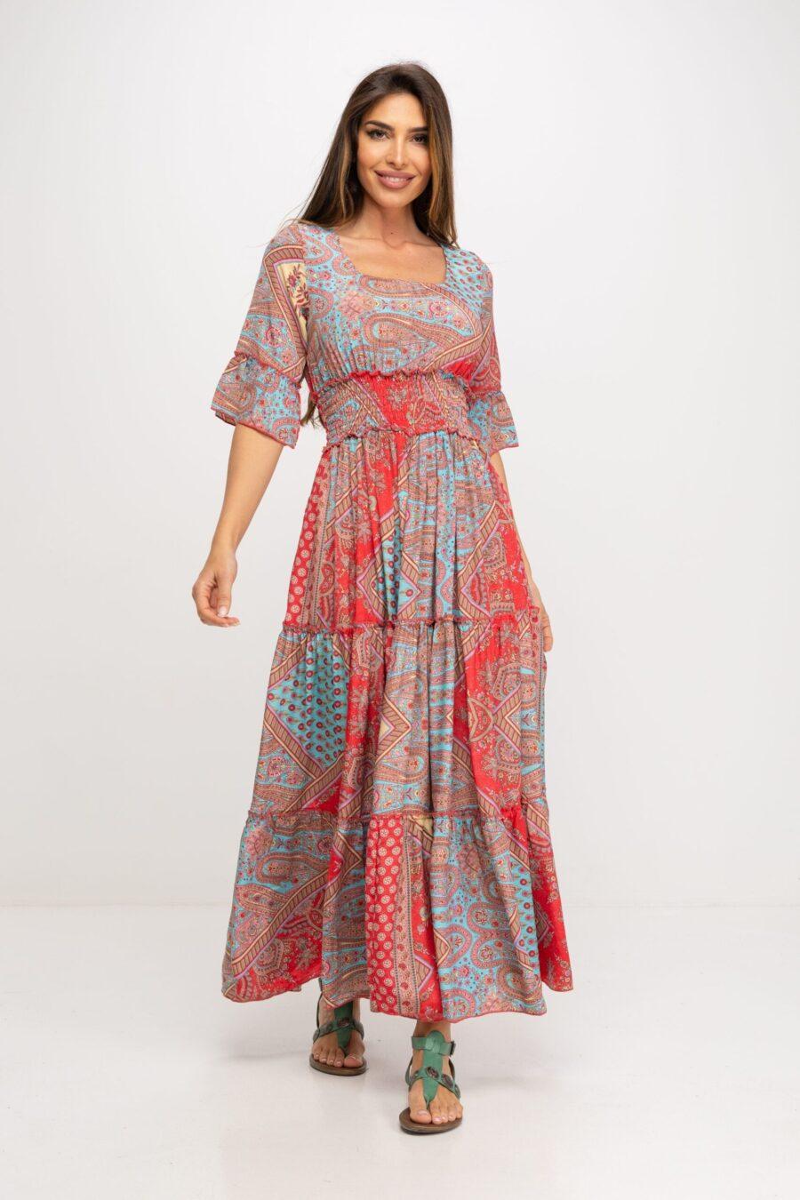 peace&love by calao VESTIDO LARGO ESTAMPADO