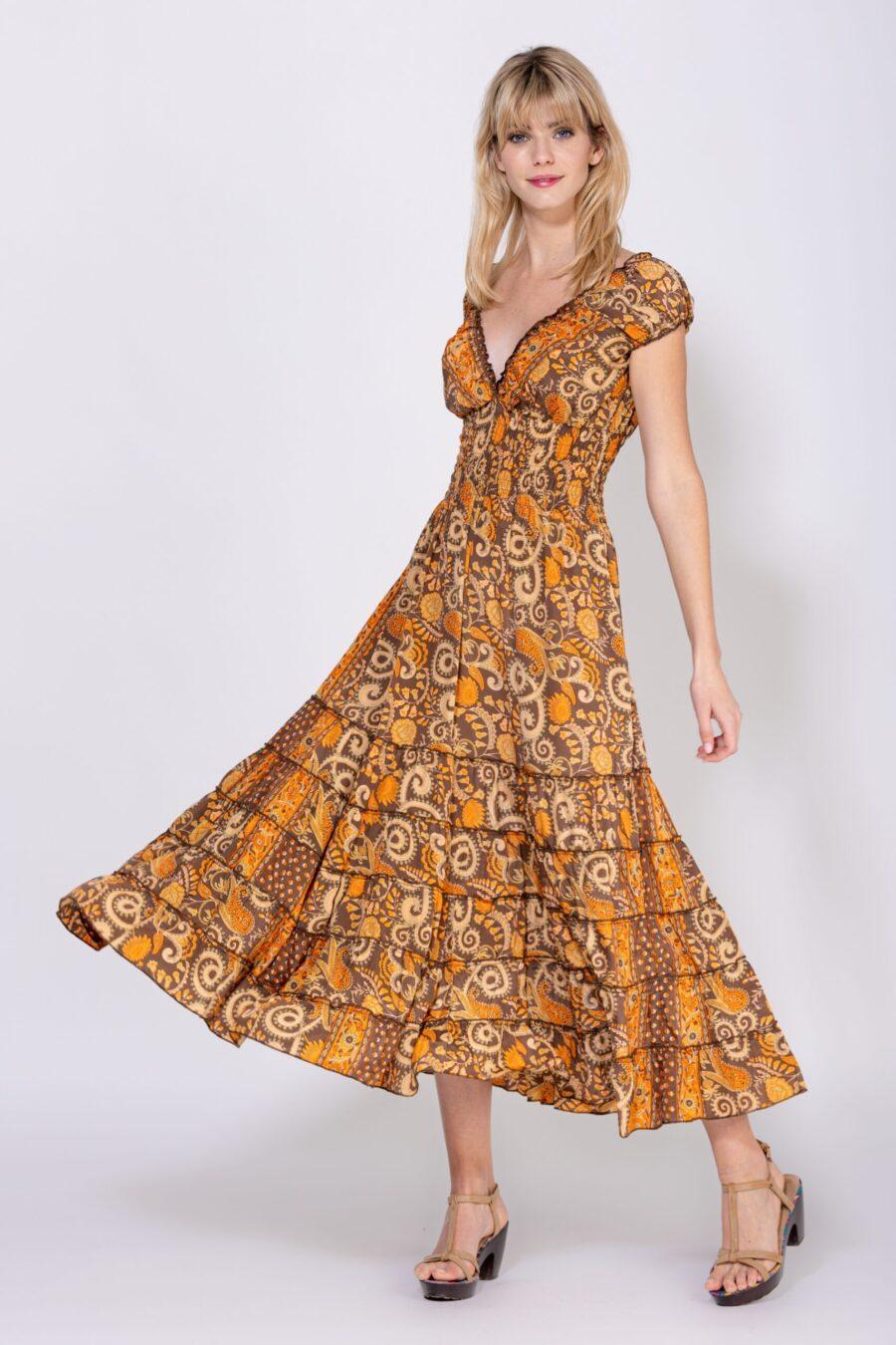 peace&love by calao VESTIDO LARGO ESTAMPADO