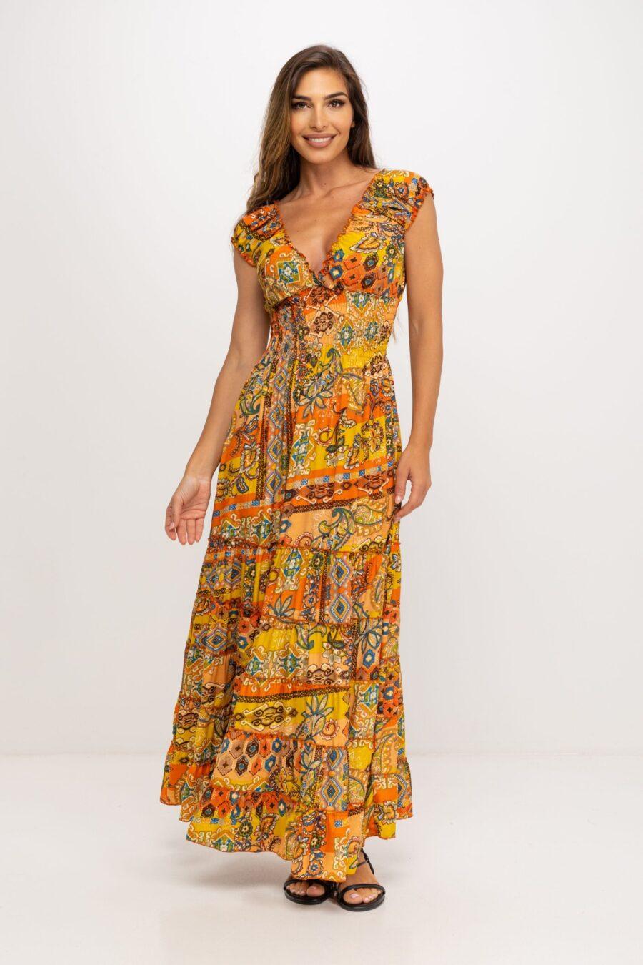 peace&love by calao VESTIDO LARGO ESTAMPADO