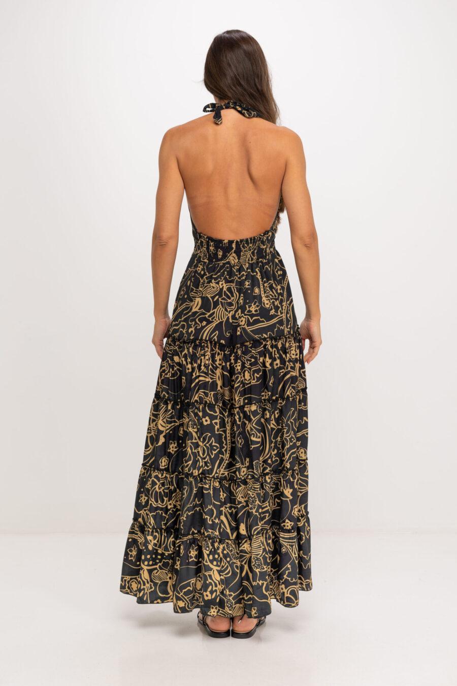 peace&love by calao VESTIDO LARGO ESTAMPADO Venta caliente