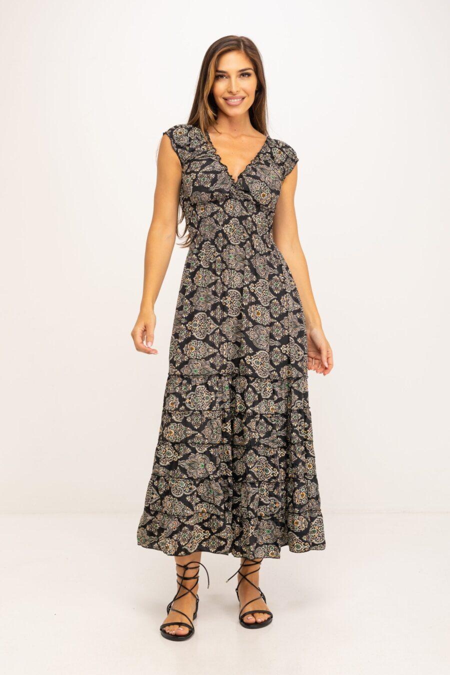 peace&love by calao VESTIDO LARGO ESTAMPADO