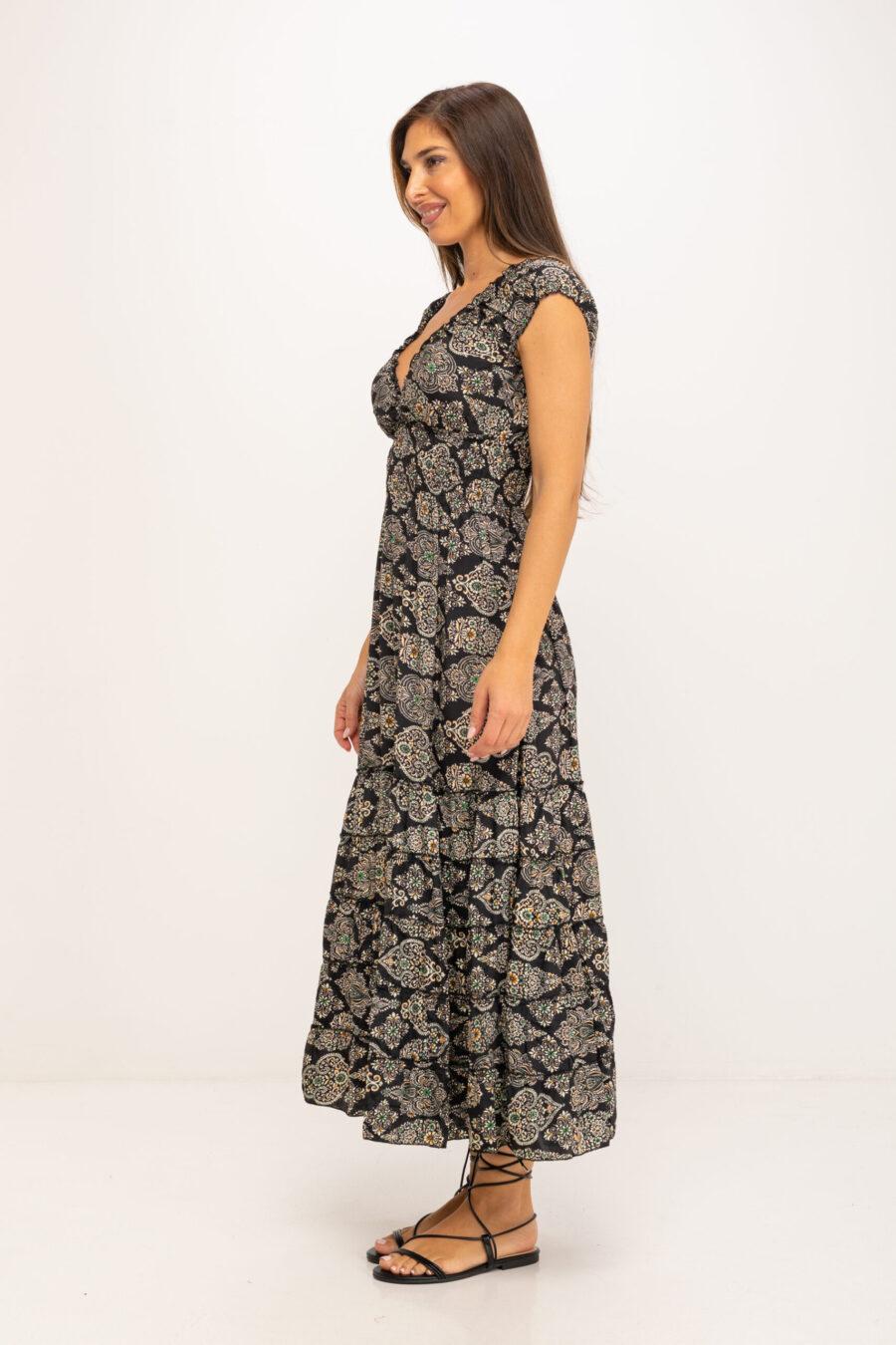 peace&love by calao VESTIDO LARGO ESTAMPADO En oferta