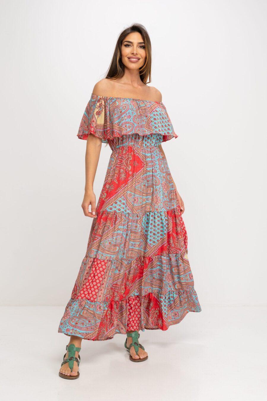 peace&love by calao VESTIDO LARGO ESTAMPADO