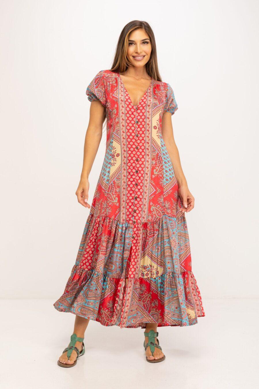 peace&love by calao VESTIDO LARGO ESTAMPADO